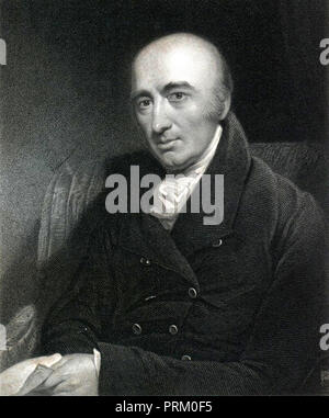 WILLIAM Hyde Wollaston (1766-1828) chimico e fisico inglese Foto Stock