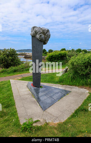 Ceco e Slovacco SOE War Memorial, Arisaig Foto Stock