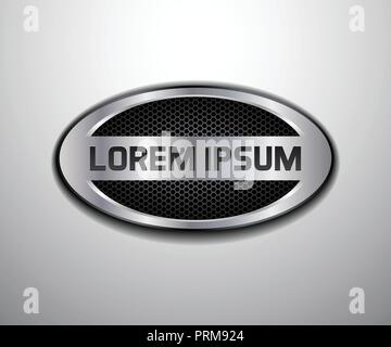 Automotive emblema distintivo logo design concept Illustrazione Vettoriale