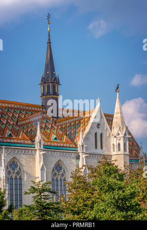 La chiesa di San Mattia a Budapest, Ungheria Foto Stock