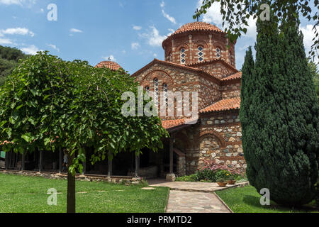 Vodoca medievale Monastero Saint Leontius vicino alla città di Strumica, Repubblica di Macedonia Foto Stock