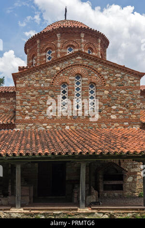 Vodoca medievale Monastero Saint Leontius vicino alla città di Strumica, Repubblica di Macedonia Foto Stock