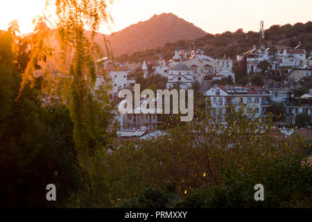 Città costiera di Kas, Turchia Foto Stock