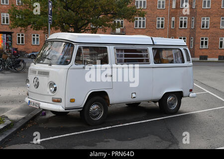 Copenaghen/Danimarca 03 ottobre 2018..VGerman classic volks wagen park nella capitale danese di Copenhagen in Danimarca. (Foto. .Francesco Giuseppe decano / Deanpictures. Credito: Francesco Giuseppe decano / Deanpictures/Alamy Live News Foto Stock