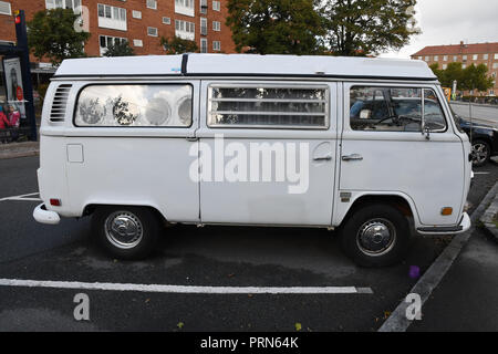 Copenaghen/Danimarca 03 ottobre 2018..VGerman classic volks wagen park nella capitale danese di Copenhagen in Danimarca. (Foto. .Francesco Giuseppe decano / Deanpictures. Credito: Francesco Giuseppe decano / Deanpictures/Alamy Live News Foto Stock