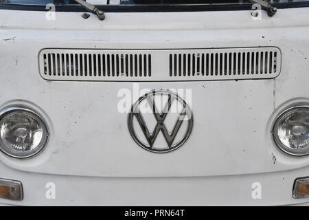 Copenaghen/Danimarca 03 ottobre 2018..VGerman classic volks wagen park nella capitale danese di Copenhagen in Danimarca. (Foto. .Francesco Giuseppe decano / Deanpictures. Credito: Francesco Giuseppe decano / Deanpictures/Alamy Live News Foto Stock