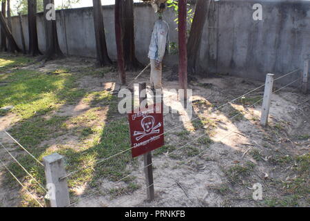 Campo minato Foto Stock