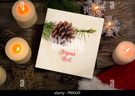 Immagine composita di immagine composita di joyeux noel Foto Stock