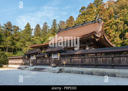 Kumano Hongu Taisha. Si tratta di uno dei Kumano Sanzan, tre grandi santuari di Kumano. Wakayama Giappone Foto Stock