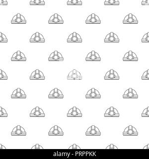 Casco di data mining vettore pattern seamless Illustrazione Vettoriale