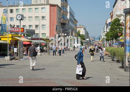 Wien, Fußgängerzone Favoriten - Vienna, area pedonale Foto Stock