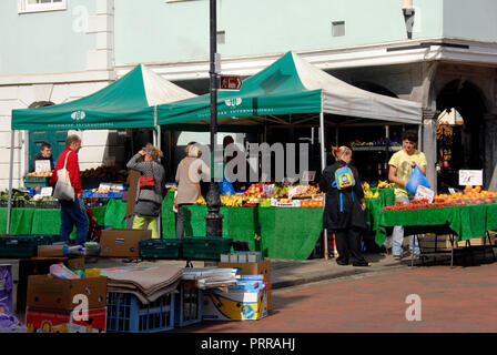 Mercato rionale, Faversham Kent, Inghilterra Foto Stock