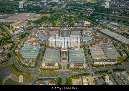 Centro Oberhausen, Centro shopping, Neue Mitte, Oberhausen, la zona della Ruhr, Nord Reno-Westfalia, Germania Foto Stock