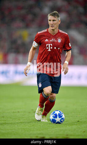 Addio partita Bastian SCHWEINSTEIGER, stadio Allianz Arena di Monaco di Baviera, Germania Foto Stock