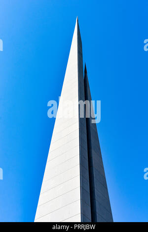 Il haunting genocidio armeno museum di capitale Foto Stock