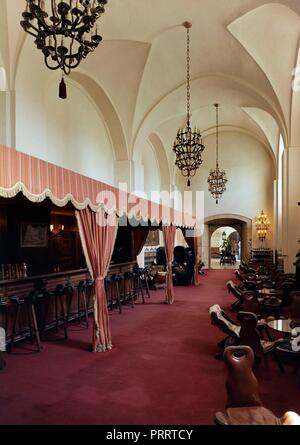 Il bar del HOSTAL. Posizione: Ostello / Convento de San Marcos. LEON. Spagna. Foto Stock