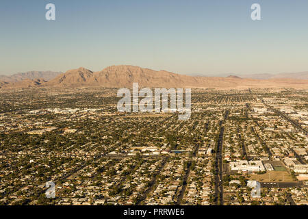 Bella vista panoramica di Las Vegas Foto Stock