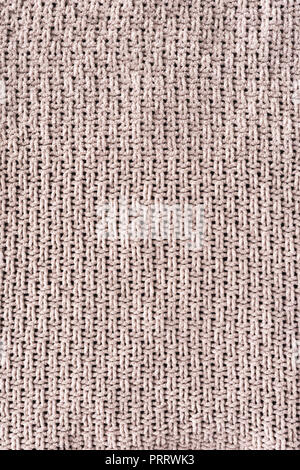 Telaio completo di tessuto lavorato a maglia con il pattern come sfondo Foto Stock