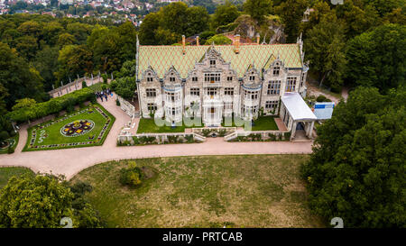 Schloss Altenstein o Altenstein Palace, nei pressi di Eisenach, Turingia, Germania Foto Stock