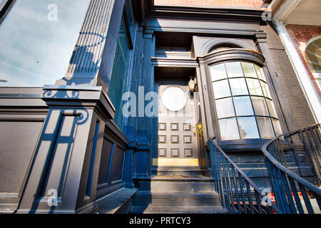 Boston edifici di interesse storico nel centro cittadino lungo il sentiero della libertà Foto Stock