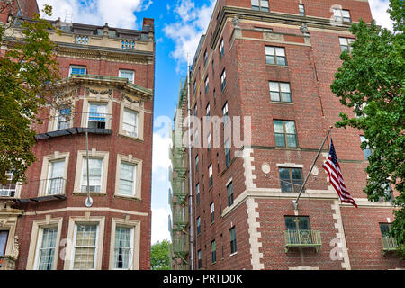 Boston edifici di interesse storico nel centro cittadino lungo il sentiero della libertà Foto Stock