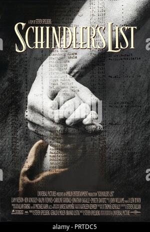 Pellicola originale titolo: SCHINDLER'S LIST. Titolo inglese: SCHINDLER'S LIST. Anno: 1993. Direttore: Steven Spielberg. Credito: Universal Pictures / Album Foto Stock