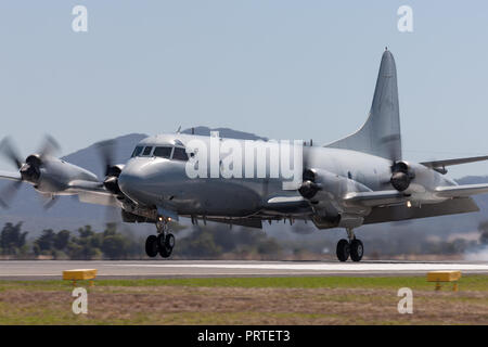 Royal Australian Air Force (RAAF) Lockheed AP-3C Orion di pattugliamento marittimo e Anti guerra sottomarina di aeromobili. Foto Stock