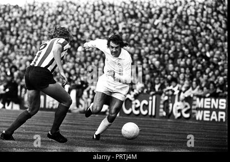 Leeds United v Tottenham Hotspur 1974 Foto Stock