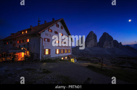 Tre Cime di Lavaredo Foto Stock