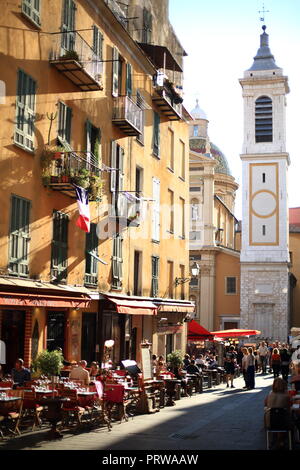Nizza, città vecchia, Cote d'Azur, Alpes-Maritimes, 06, PACA Foto Stock