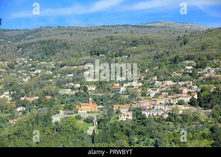 Village de Magagnosc, Arriere pays Grassois, 06, Alpes-Maritimes, PACA, Foto Stock