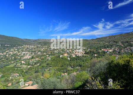 Village de Magagnosc, Arriere pays Grassois, 06, Alpes-Maritimes, PACA, Foto Stock