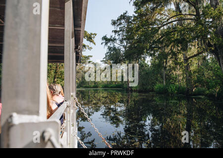 Tour di palude di New Orleans Foto Stock