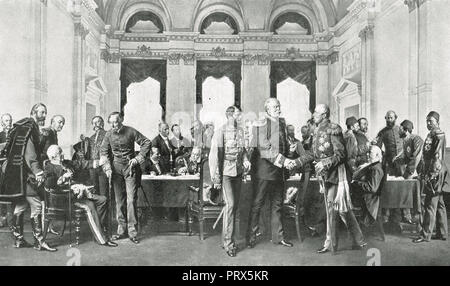 Il Congresso di Berlino, giugno 1878 Foto Stock