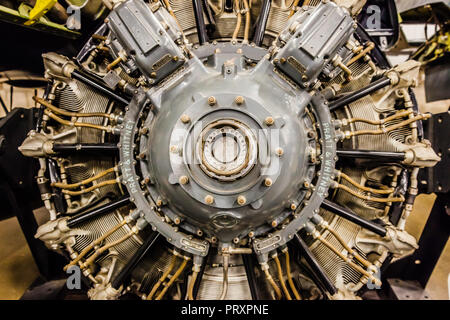 Pratt & Whitney R 1830-86 Twin Wasp New England Air Museum   Windsor Locks, Connecticut, Stati Uniti d'America Foto Stock
