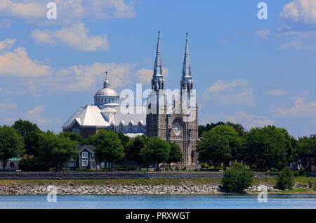 Basilica di Sainte-Anne de Beaupré, Québec Foto Stock