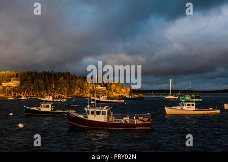 Porto   porto Clyde, Maine, Stati Uniti d'America Foto Stock