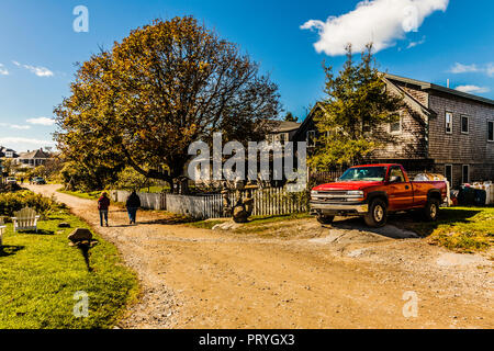 Shining vele Bed and Breakfast   Monhegan Island, Maine, Stati Uniti d'America Foto Stock