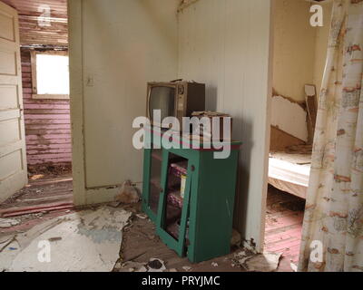 Casa abbandonata, Canuck, Saskatchewan, Canada, Palliser triangolo, Brian Martin RMSF, file di grandi dimensioni Foto Stock