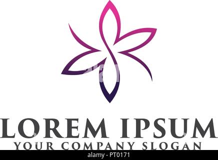 Wedding Spa logo design modello di concetto Illustrazione Vettoriale