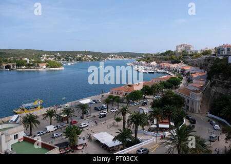 Minorca, Mahon Foto Stock