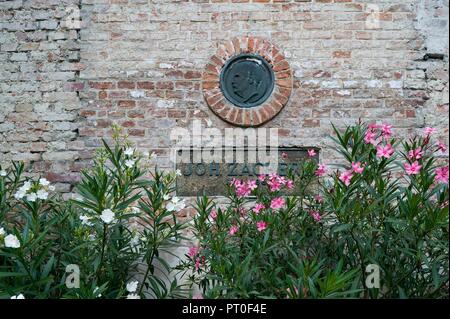 Wien, Zacherlfabrik, ehemalige Mottenpulverfabrik Foto Stock