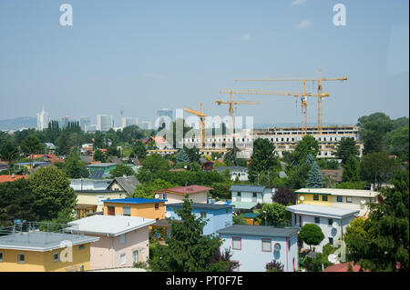 Wien, Stadtentwicklung in Stadlau Foto Stock