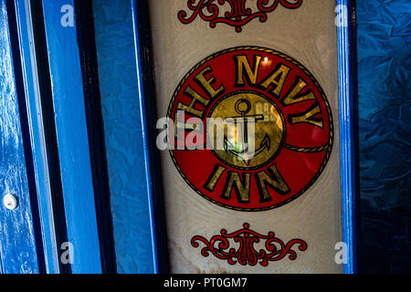 La Marina Inn public house, St Ives, Penzance, Cornovaglia - Inghilterra Foto Stock
