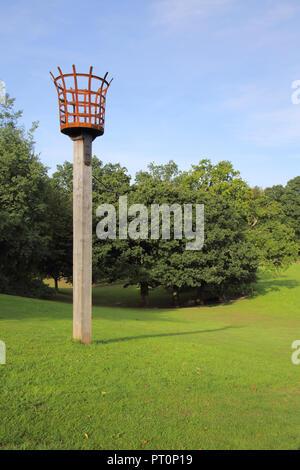 Victoria Park a haywards heath west sussex Foto Stock