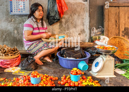 Il Pasar mercato Bolu, Rantepao Tana Toraja, Sulawesi, Indonesia Foto Stock