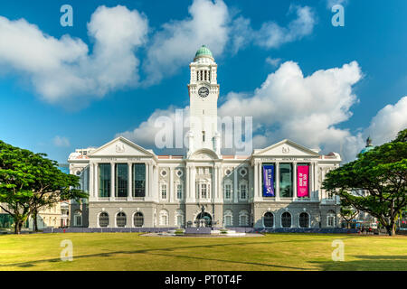 Il Victoria Theatre e la sala concerti, Singapore Foto Stock