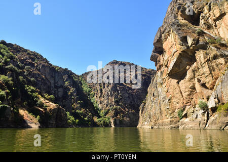 Arribes do Douro, paesaggio vicino a Miranda do Douro Foto Stock