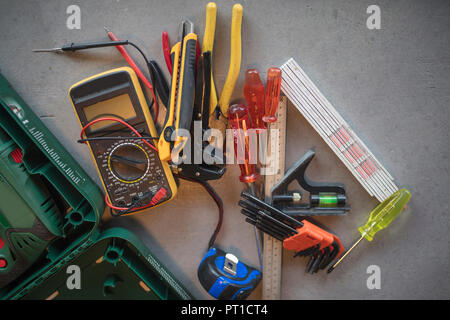 Strumenti e dispositivi di misurazione Foto Stock