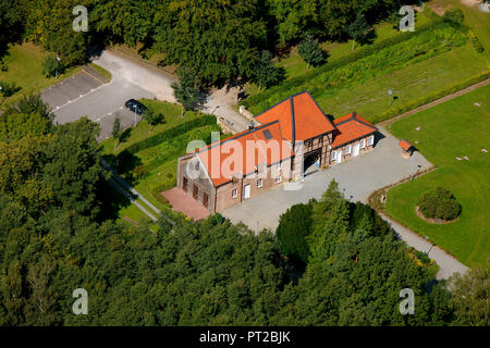 Vista aerea, Sythen, Haltern am See, la zona della Ruhr, Renania settentrionale-Vestfalia, Germania, Europa Foto Stock